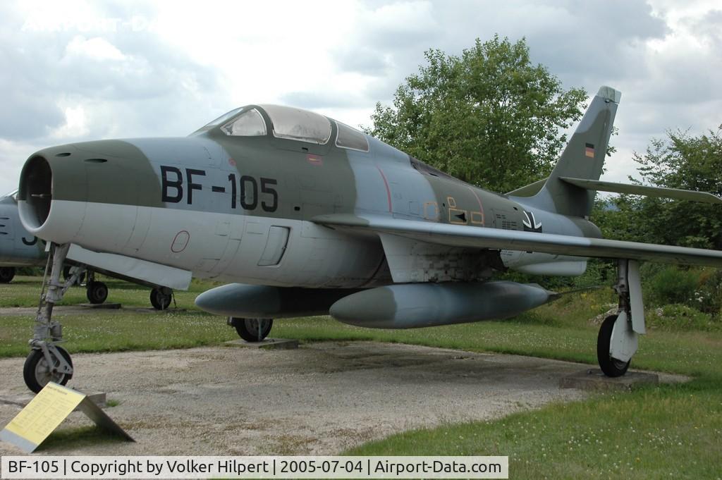 BF-105, 1952 Republic F-84F Thunderstreak C/N Not found (BF-105), Republic F-84F Thunderstreak