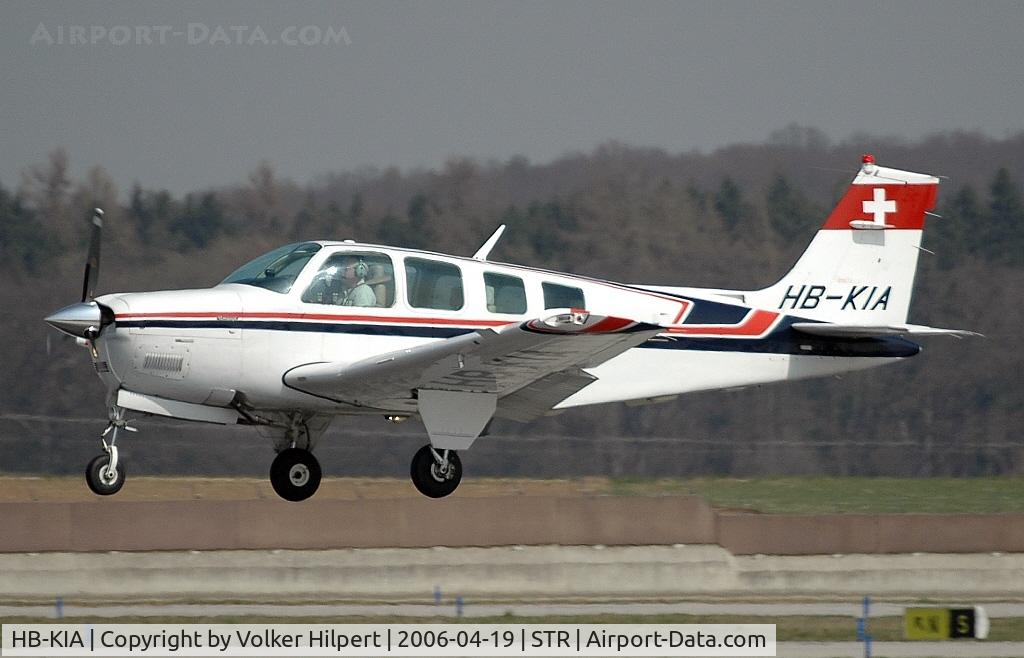 HB-KIA, 1990 Beech A36 Bonanza 36 Bonanza 36 C/N E-2522, Beech A36 Bonanza