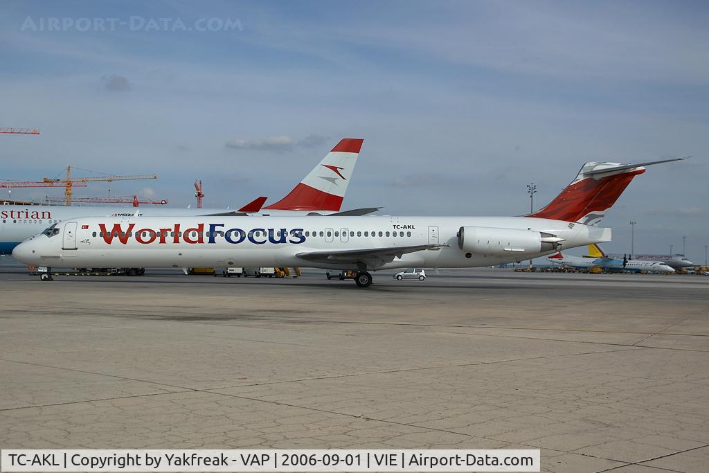 TC-AKL, 1996 McDonnell Douglas MD-83 (DC-9-83) C/N 53184, World Focus MD80