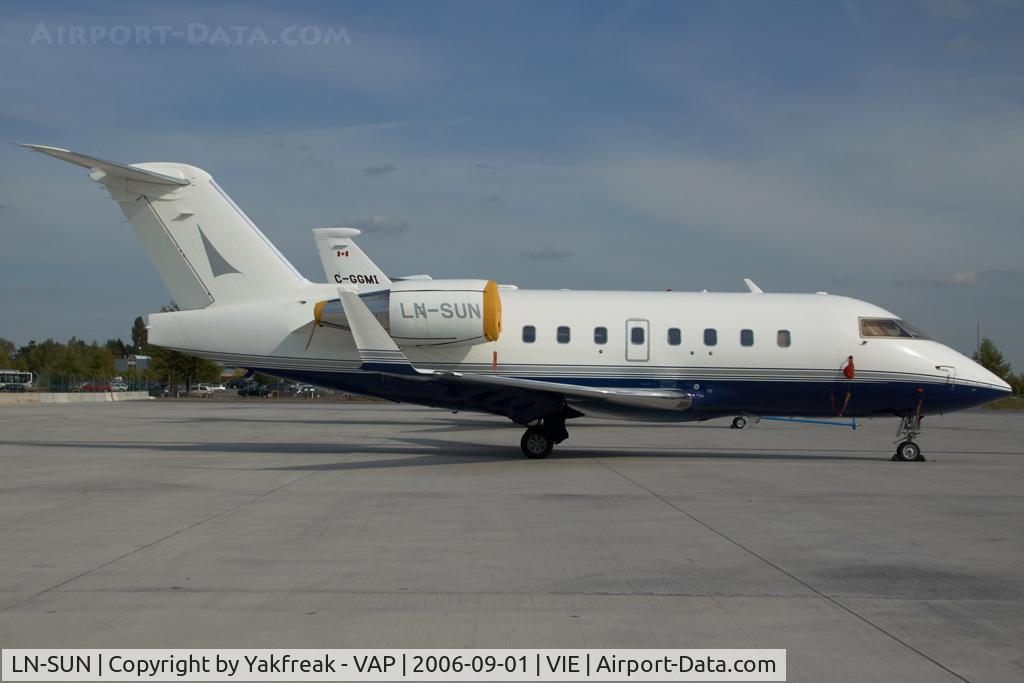 LN-SUN, 2001 Bombardier Challenger 604 (CL-600-2B16) C/N 5517, Canadair CL600 Challenger