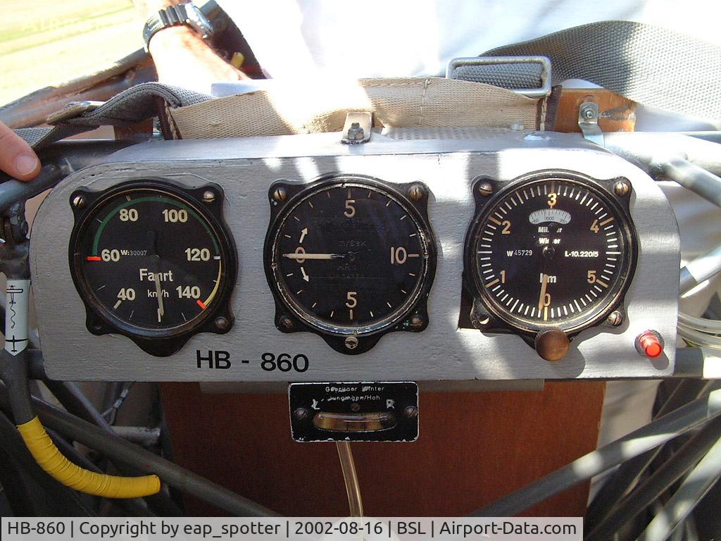 HB-860, 1961 Schleicher Ka-4 Rhonlerche II C/N 955, Instruments of Röhnlerche II