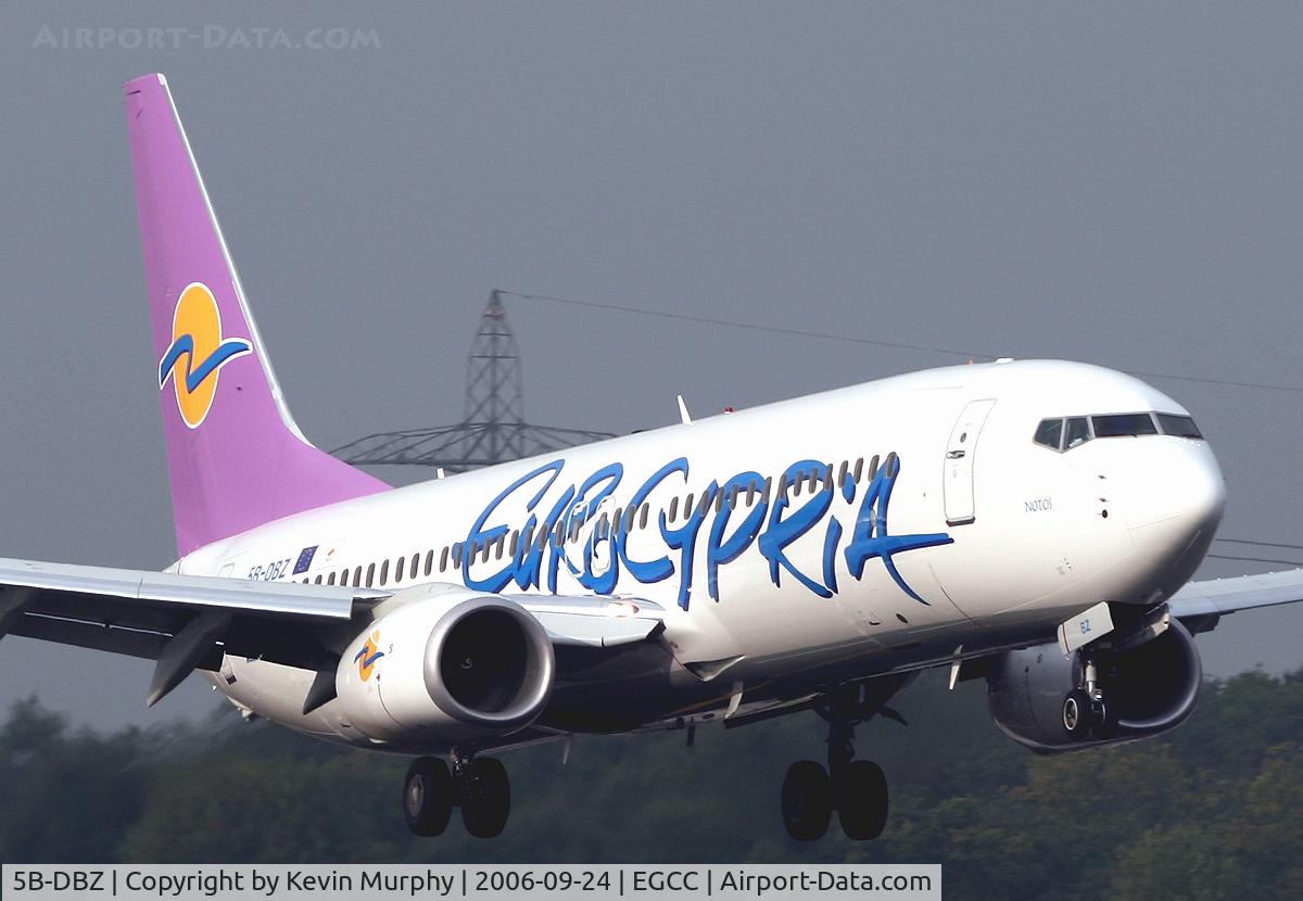 5B-DBZ, 2006 Boeing 737-8BK C/N 33030, Close up on the Purple one