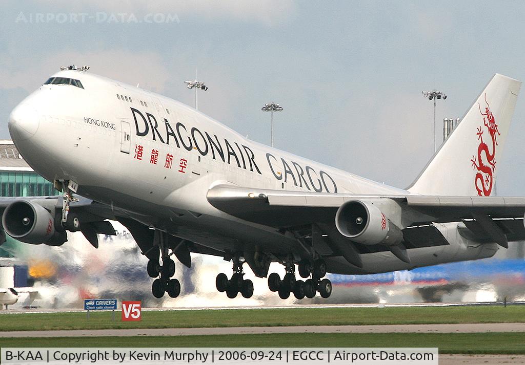 B-KAA, 1987 Boeing 747-312 C/N 23769, The Dragon landing on 24R