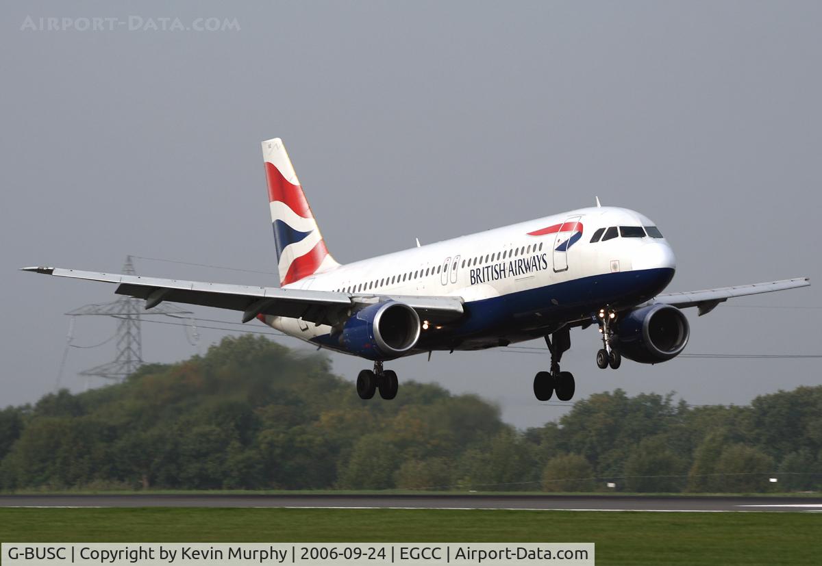 G-BUSC, 1987 Airbus A320-111 C/N 008, BA A320 to 06R.