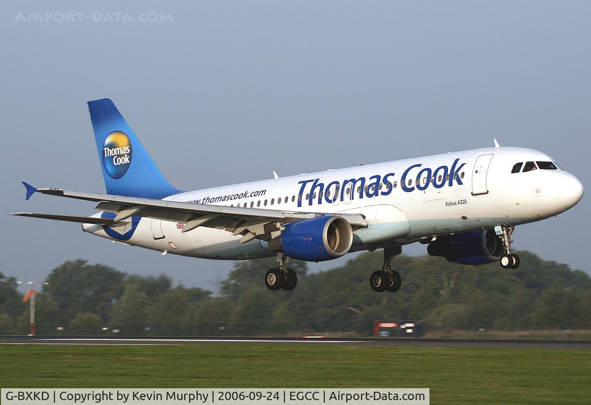 G-BXKD, 1997 Airbus A320-214 C/N 735, TCX A320 to 06R