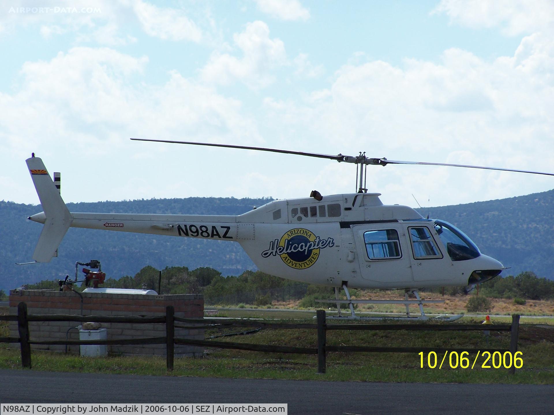 N98AZ, 1977 Bell 206B C/N 2296, Sedona Airport ,Helicopter Tours