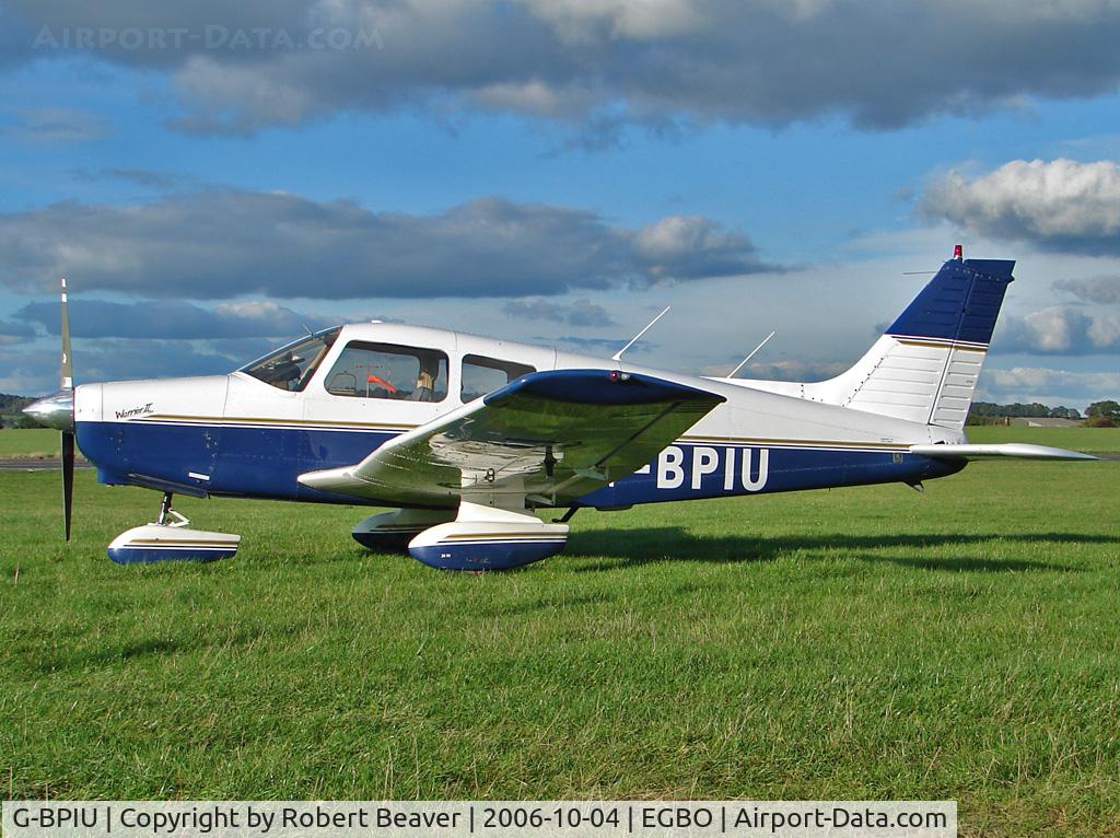 G-BPIU, 1979 Piper PA-28-161 Cherokee Warrior II C/N 28-7916303, Piper PA-28-161 Warrior II