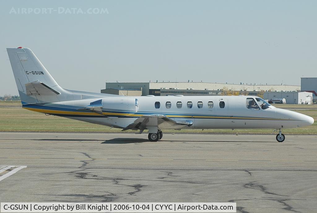 C-GSUN, 2006 Cessna 680 Citation Sovereign C/N 680-0068, Employee transport