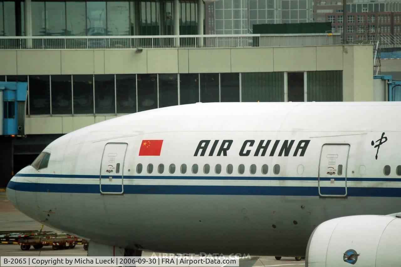 B-2065, 2000 Boeing 777-2J6 C/N 29744, At Frankfurt