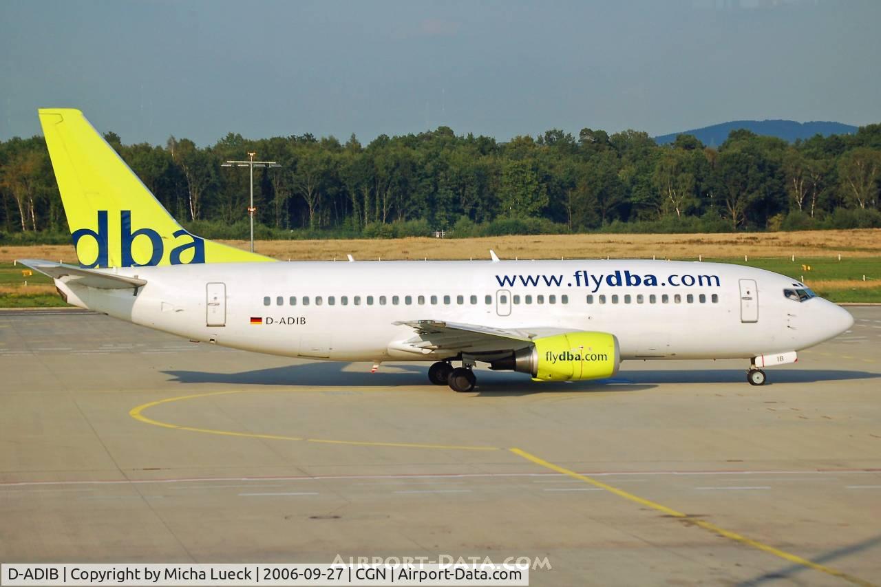 D-ADIB, 1999 Boeing 737-36Q C/N 30334, Taxiing to the runway for take-off