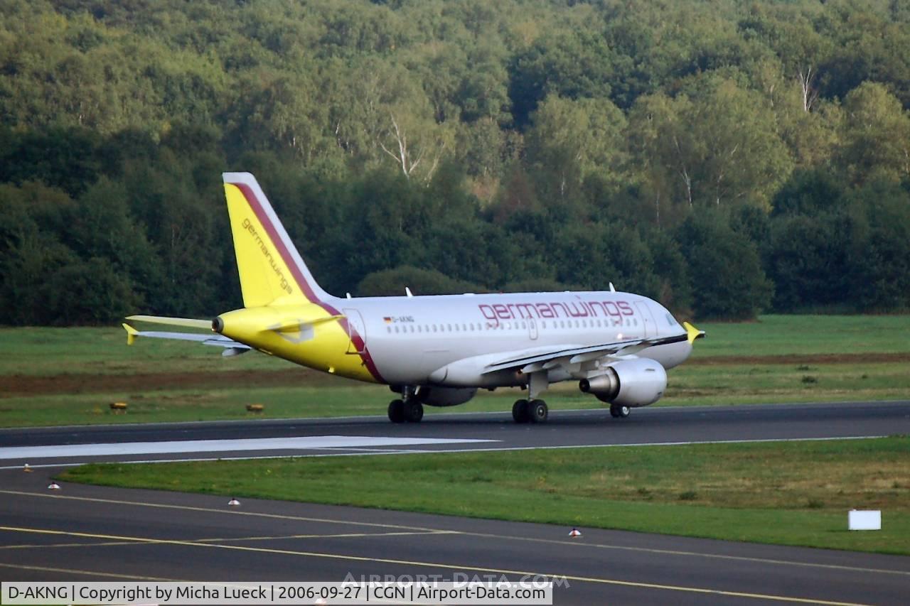 D-AKNG, 1997 Airbus A319-112 C/N 654, Lined up for take off