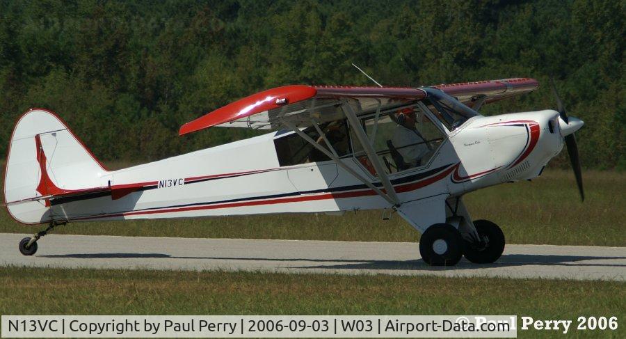 N13VC, 2004 Piper PA-18 Replica C/N 0002, I love fly-ins, always something new coming in