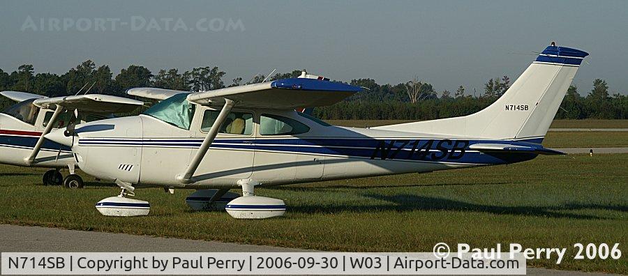 N714SB, 1973 Cessna 182P Skylane C/N 18261869, Older Cessna on the static line