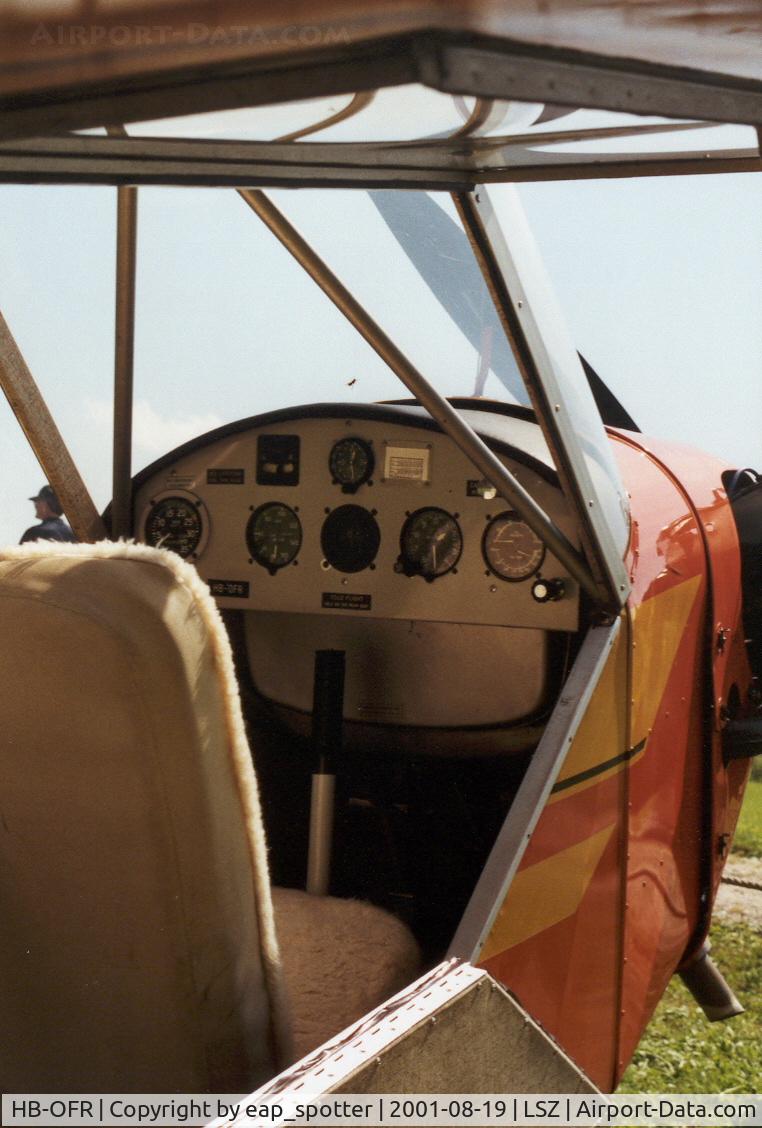 HB-OFR, 1945 Piper J-3C-65 Cub C/N 13285, Airdisplay at Lommis