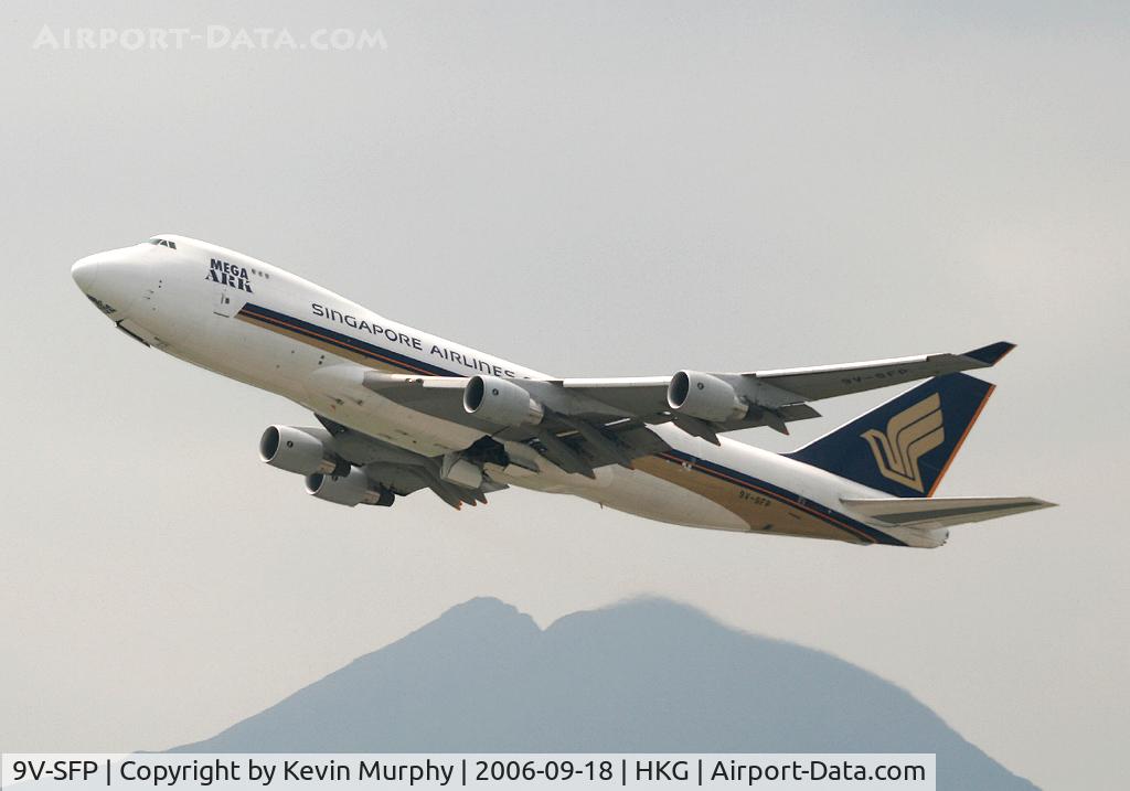 9V-SFP, 2005 Boeing 747-412F/SCD C/N 32902, Singapore Cargo out of Hong Kong
