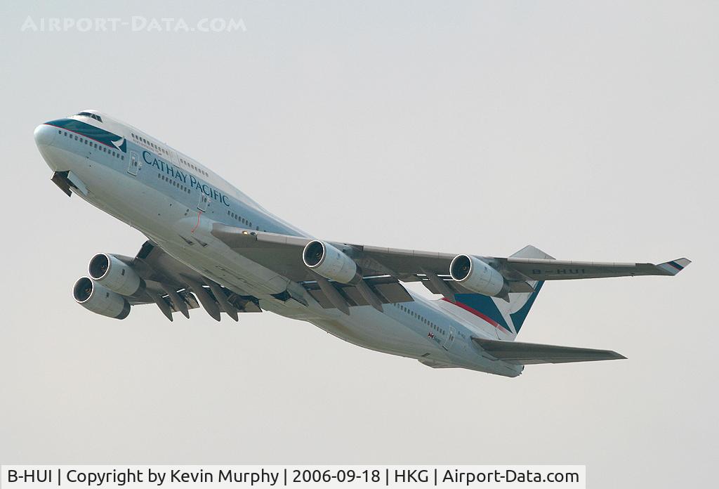 B-HUI, 1994 Boeing 747-467 C/N 27230, Cathay 747 from HKG