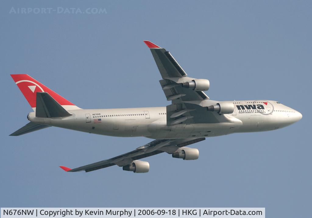N676NW, 2002 Boeing 747-451 C/N 33002, Northwest 747