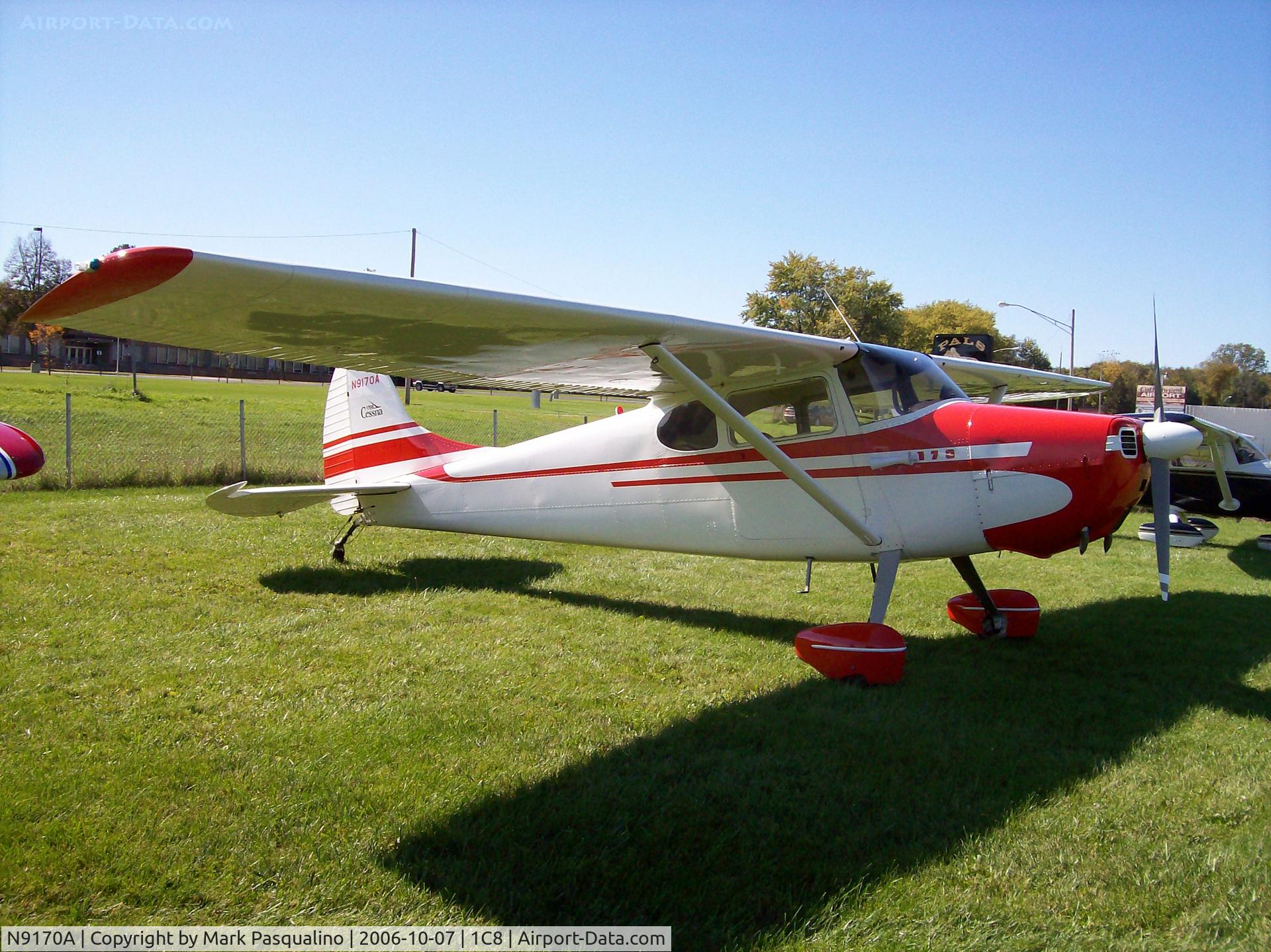 N9170A, 1950 Cessna 170A C/N 19361, Cessna 170