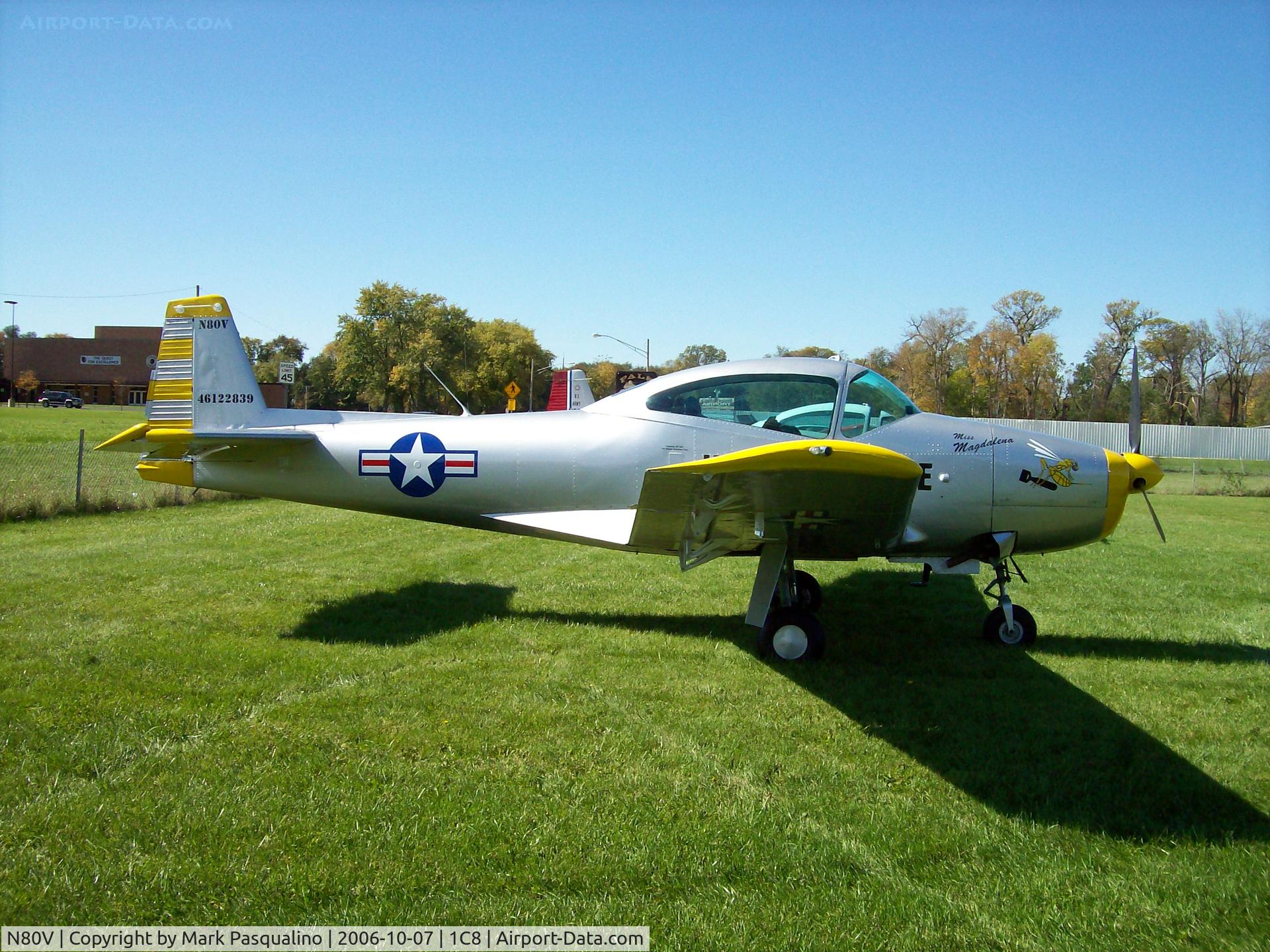 N80V, 1946 North American Navion (NA-145) C/N NAV-4-111, Navion A