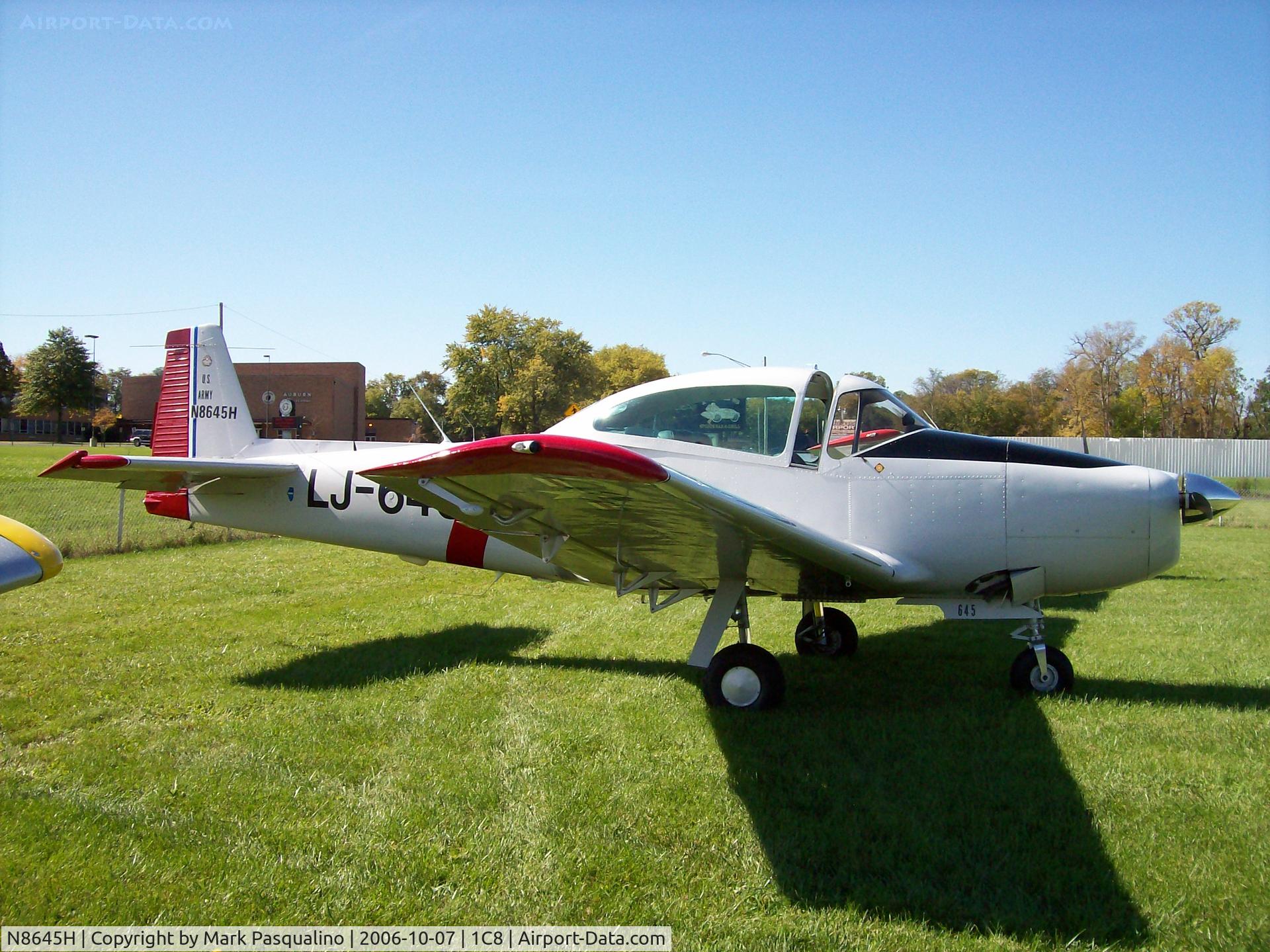 N8645H, 1947 North American Navion C/N NAV-4-645, Navion