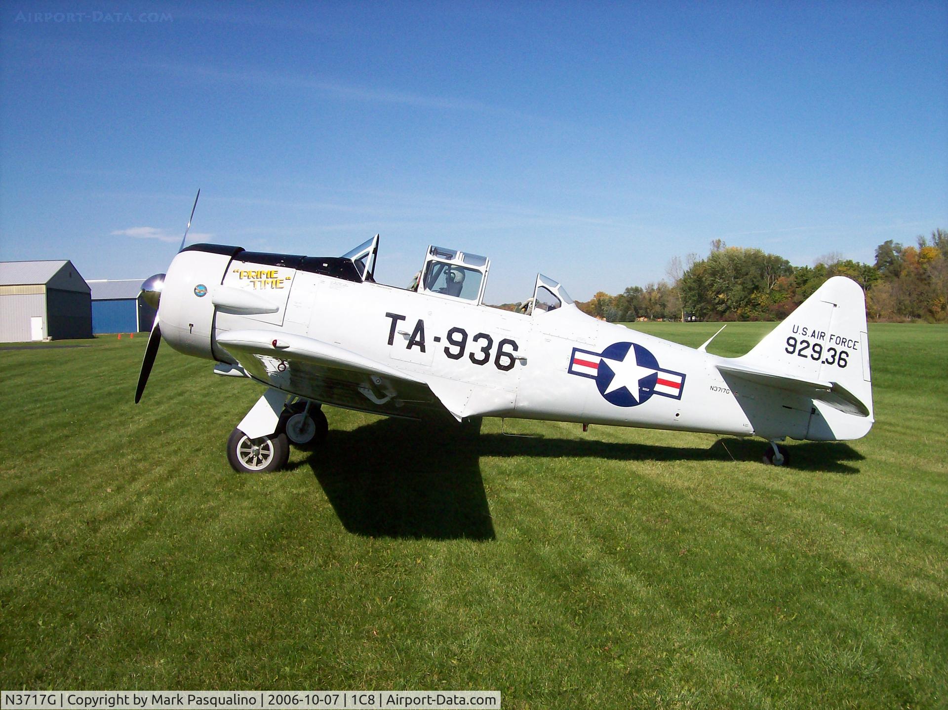 N3717G, North American AT-6G Texan C/N 168-40 (49-2936), North American AT-6G
