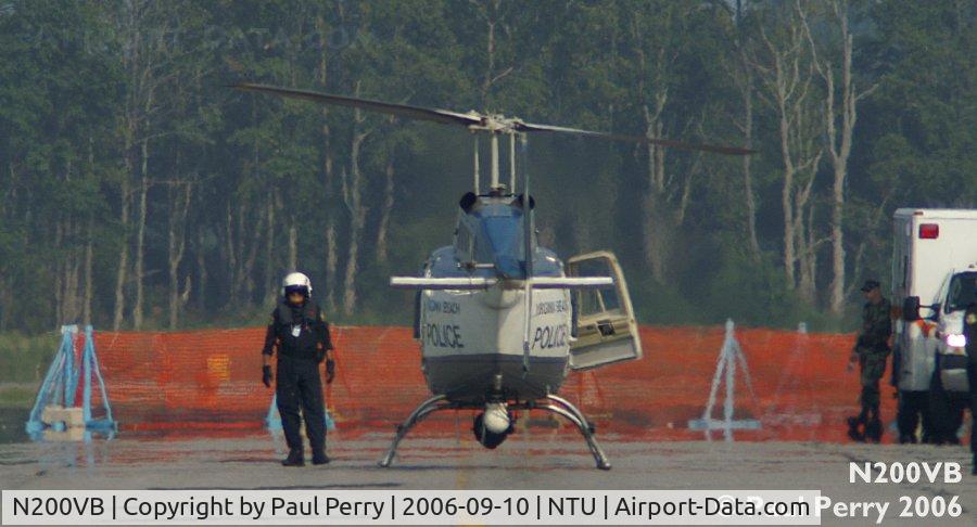N200VB, 1989 Bell 206B JetRanger III C/N 4070, Preparing for departure, turbines all spooled up
