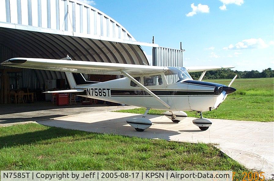 N7585T, 1959 Cessna 172A C/N 47185, N7585T at Palestine Municipal Airport  -- Palestine, Texas