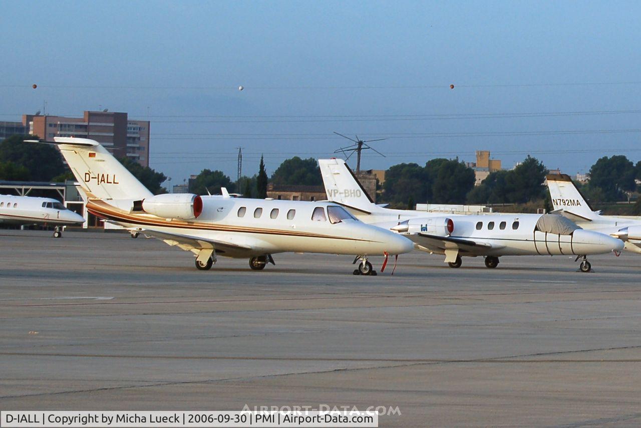 D-IALL, 1996 Cessna 525 CitationJet C/N 525-0143, Parked at an outer position at Palma de Mallorca