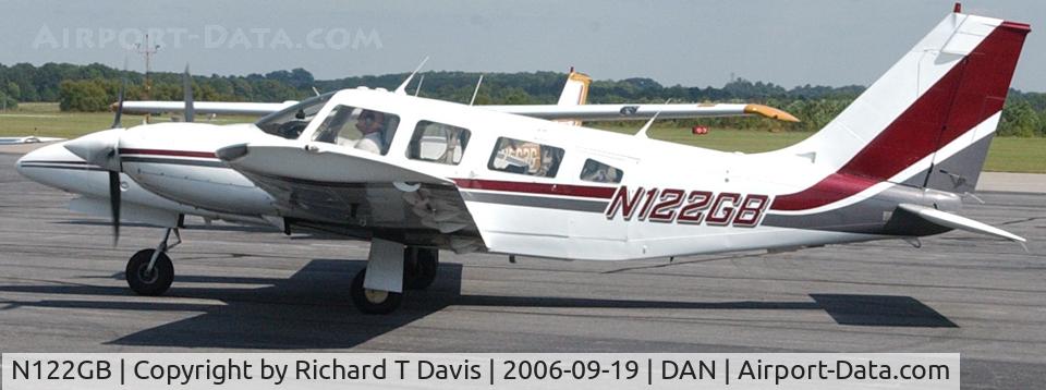 N122GB, 1979 Piper PA-34-200T C/N 34-7970283, 1979 Piper PA-34-200T in Danville Va.