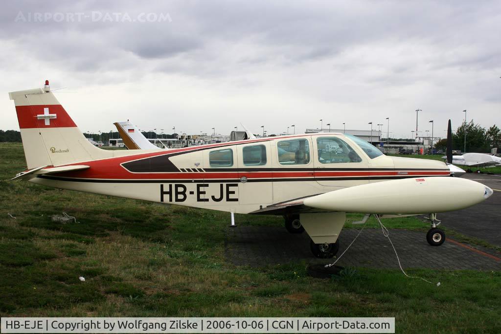 HB-EJE, 1980 Beech A36TC Bonanza 36 C/N EA-118, visitor