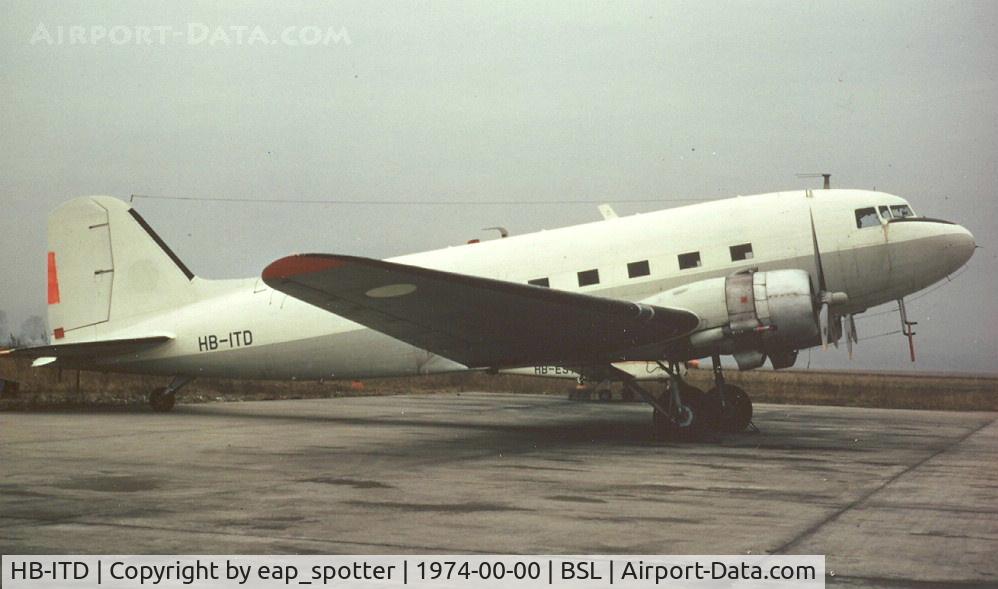 HB-ITD, 1944 Douglas C-47 Dakota 3 C/N 16465/33213, this A/C was operated by Balair untill 1970 for UNO in Vietnam - since 1974 as N37737 still flying