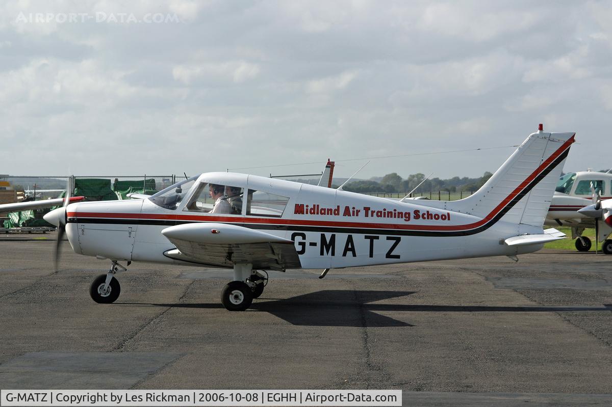G-MATZ, 1972 Piper PA-28-140 Cherokee C/N 28-7325200, PA-28 Cherokee 140