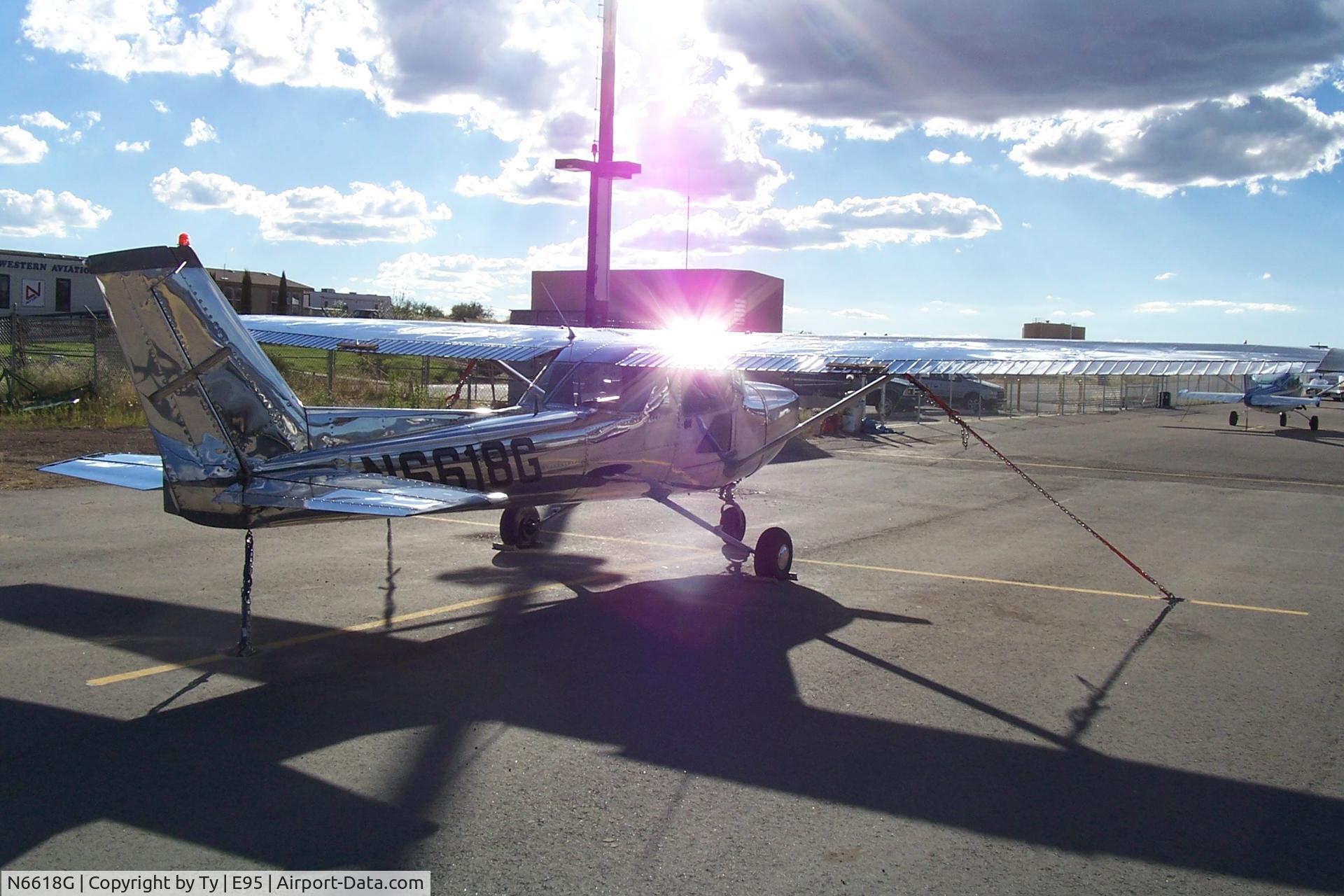 N6618G, 1970 Cessna 150L C/N 15072118, Quite shiny huh? A lot a work to get it this far.
