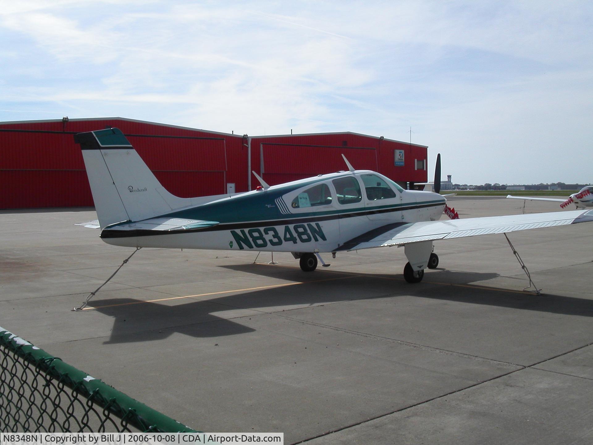 N8348N, 1968 Beech E33A Bonanza C/N CE-210, Bonanza
