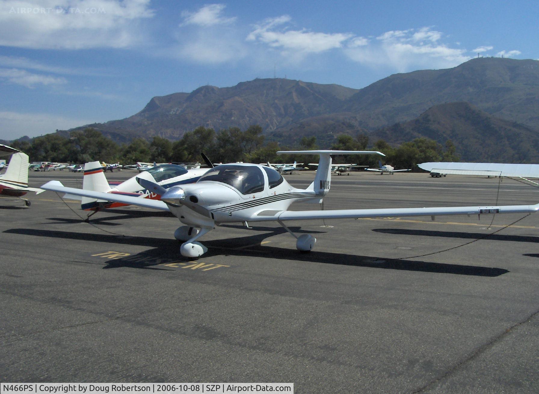 N466PS, 2005 Diamond DA-40 Diamond Star C/N 40.464, 2005 Diamond DA-40-180 DIAMOND STAR, Lycoming IO-360 180 Hp