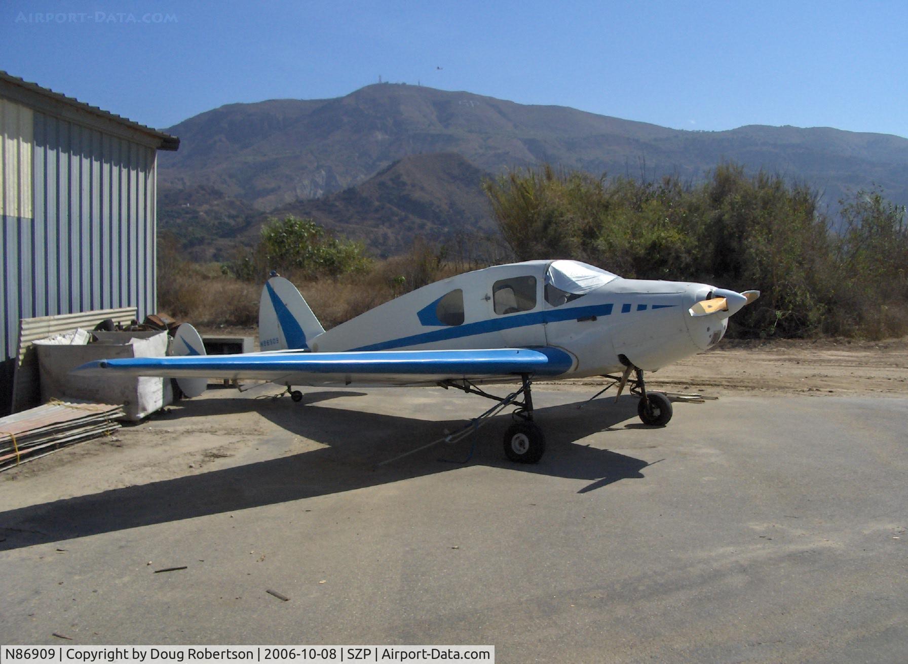 N86909, 1946 Bellanca 14-13 Cruisair Senior C/N 1271, 1946 Bellanca 14-13 CRUISAIR, Franklin 6A4150 150 Hp