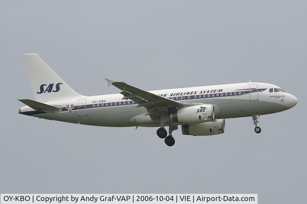 OY-KBO, 2006 Airbus A319-131 C/N 2850, On final RWY34.