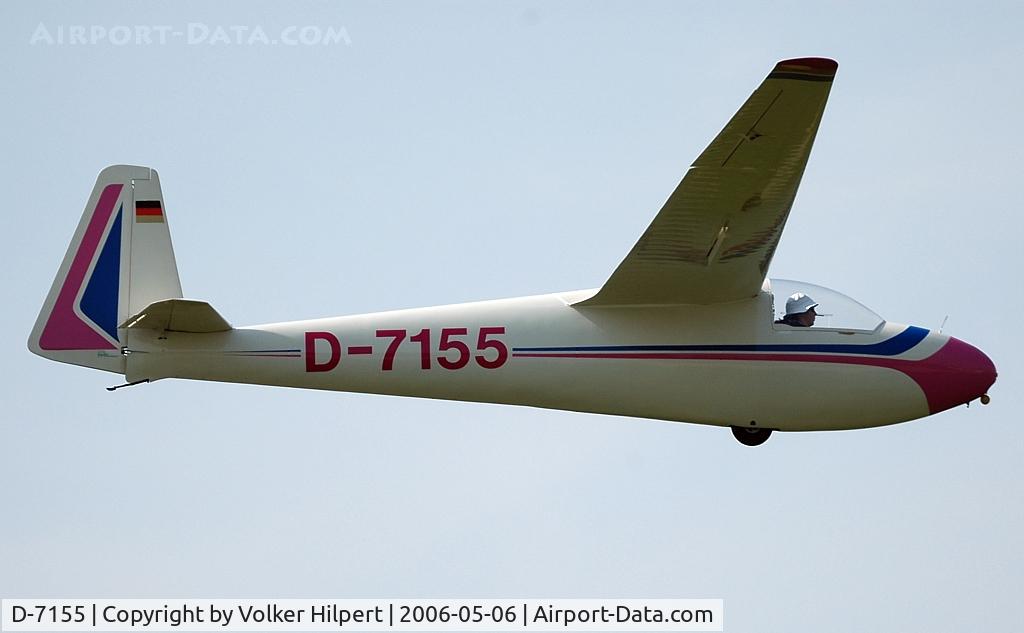 D-7155, Schleicher Ka-6 Rhonsegler C/N Not found D-7155, Schleicher Ka-6