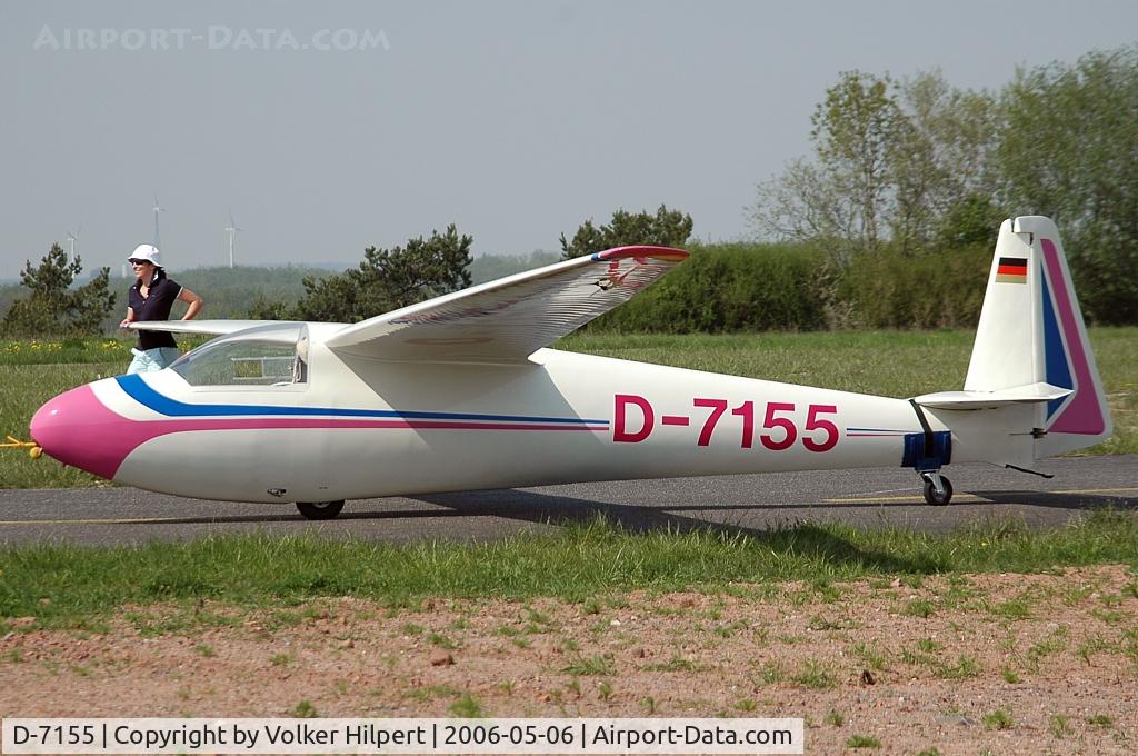 D-7155, Schleicher Ka-6 Rhonsegler C/N Not found D-7155, Schleicher Ka-6