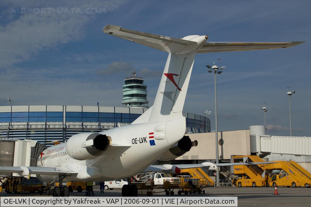 OE-LVK, 1992 Fokker 100 (F-28-0100) C/N 11397, Austrian Arrows