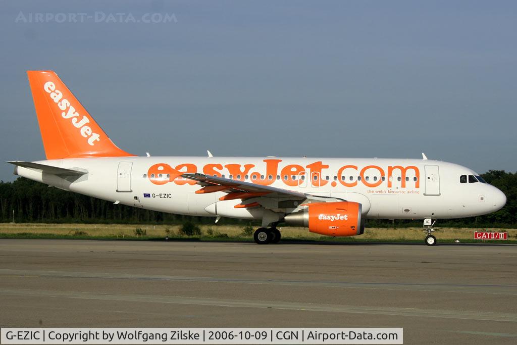 G-EZIC, 2005 Airbus A319-111 C/N 2436, visitor