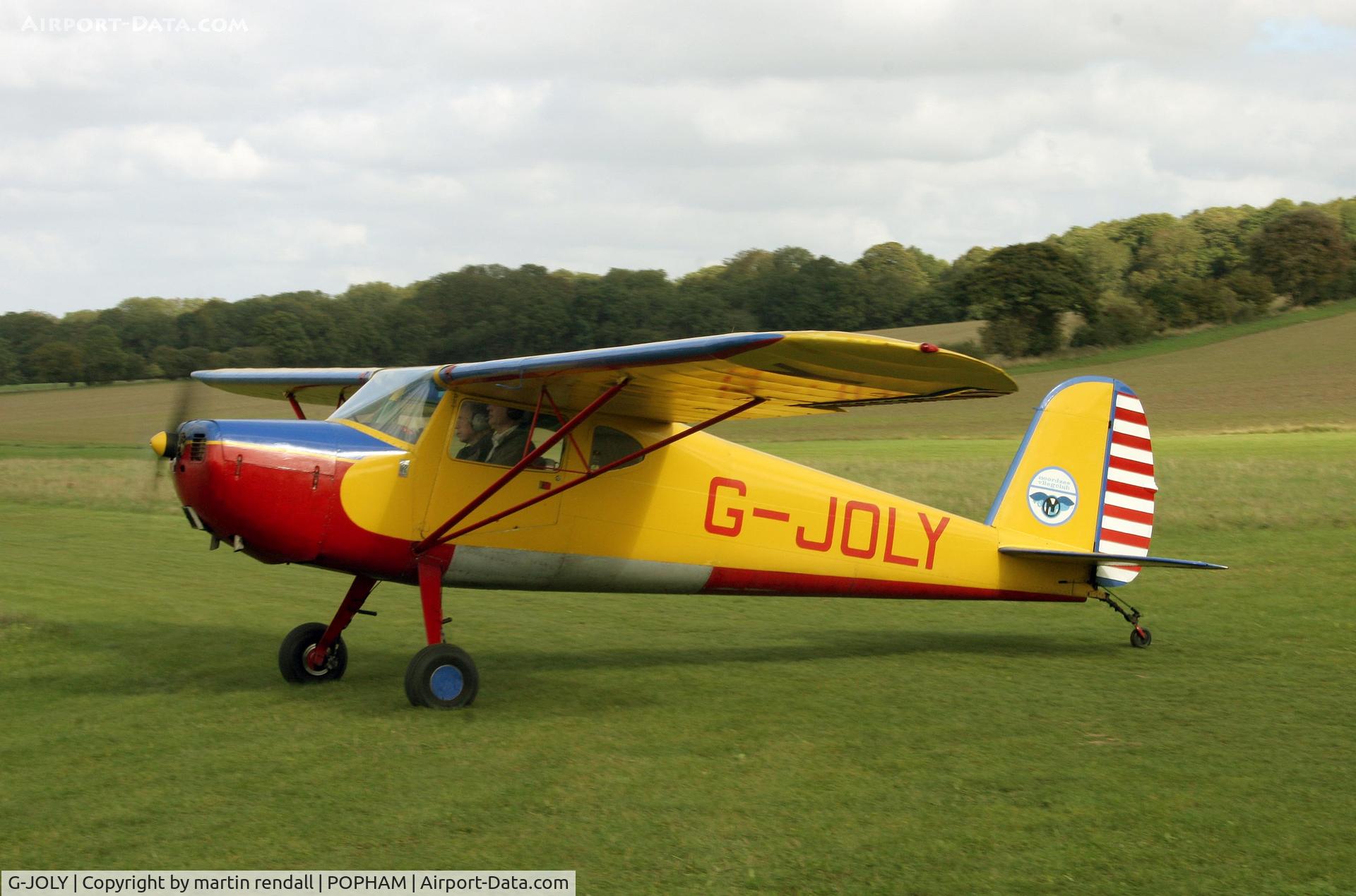 G-JOLY, 1947 Cessna 120 C/N 13872, CESSNA 120
