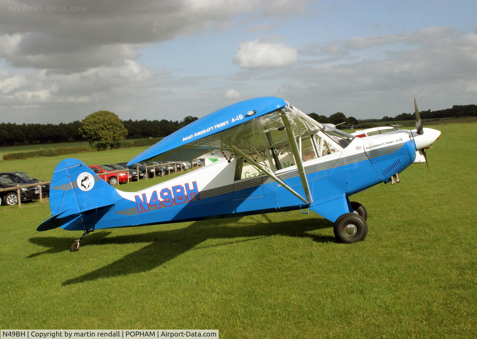 N49BH, Aviat A-1B Husky C/N 2315, HUSKY