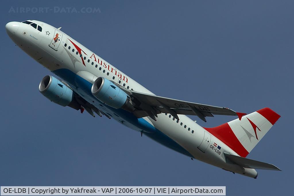 OE-LDB, 2004 Airbus A319-112 C/N 2174, Austrian Airlines Airbus 319 with Mozart sticker