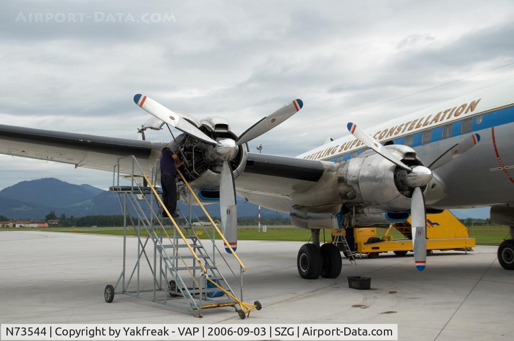 N73544, 1955 Lockheed C-121C Super Constellation (L-1049F) C/N 1049F-4175, Super Constellation Flyers L1049 Super Constellation