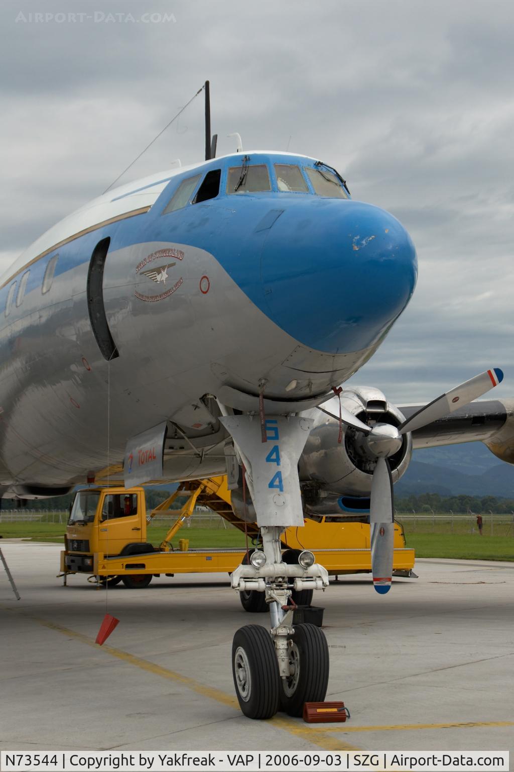 N73544, 1955 Lockheed C-121C Super Constellation (L-1049F) C/N 1049F-4175, Super Constellation Flyers L1049 Super Constellation