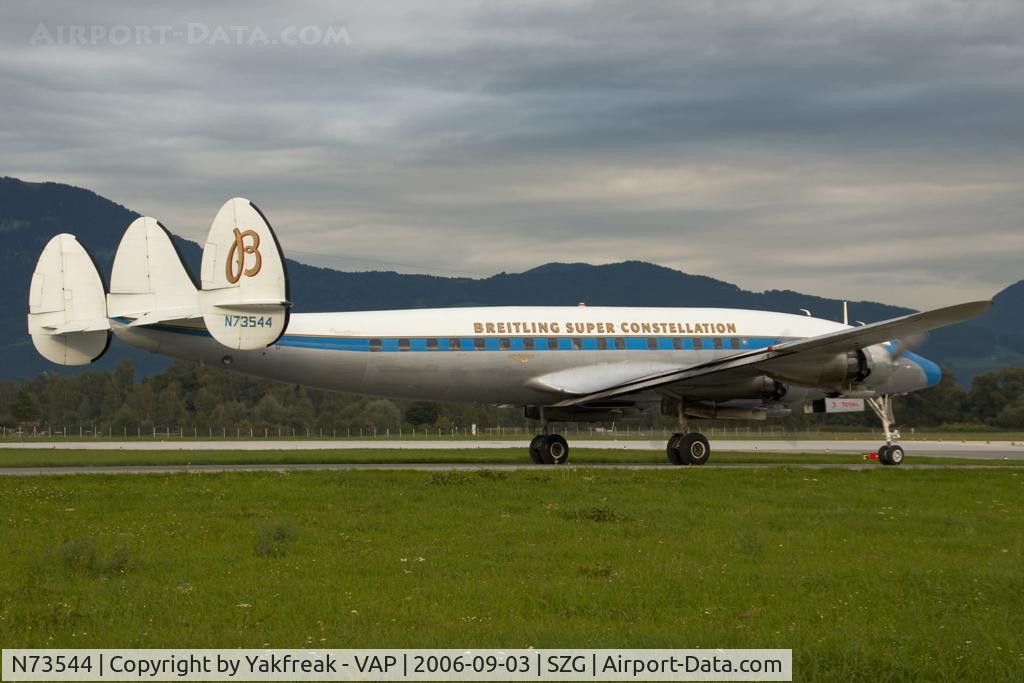 N73544, 1955 Lockheed C-121C Super Constellation (L-1049F) C/N 1049F-4175, Super Constellation Flyers L1049 Super Constellation