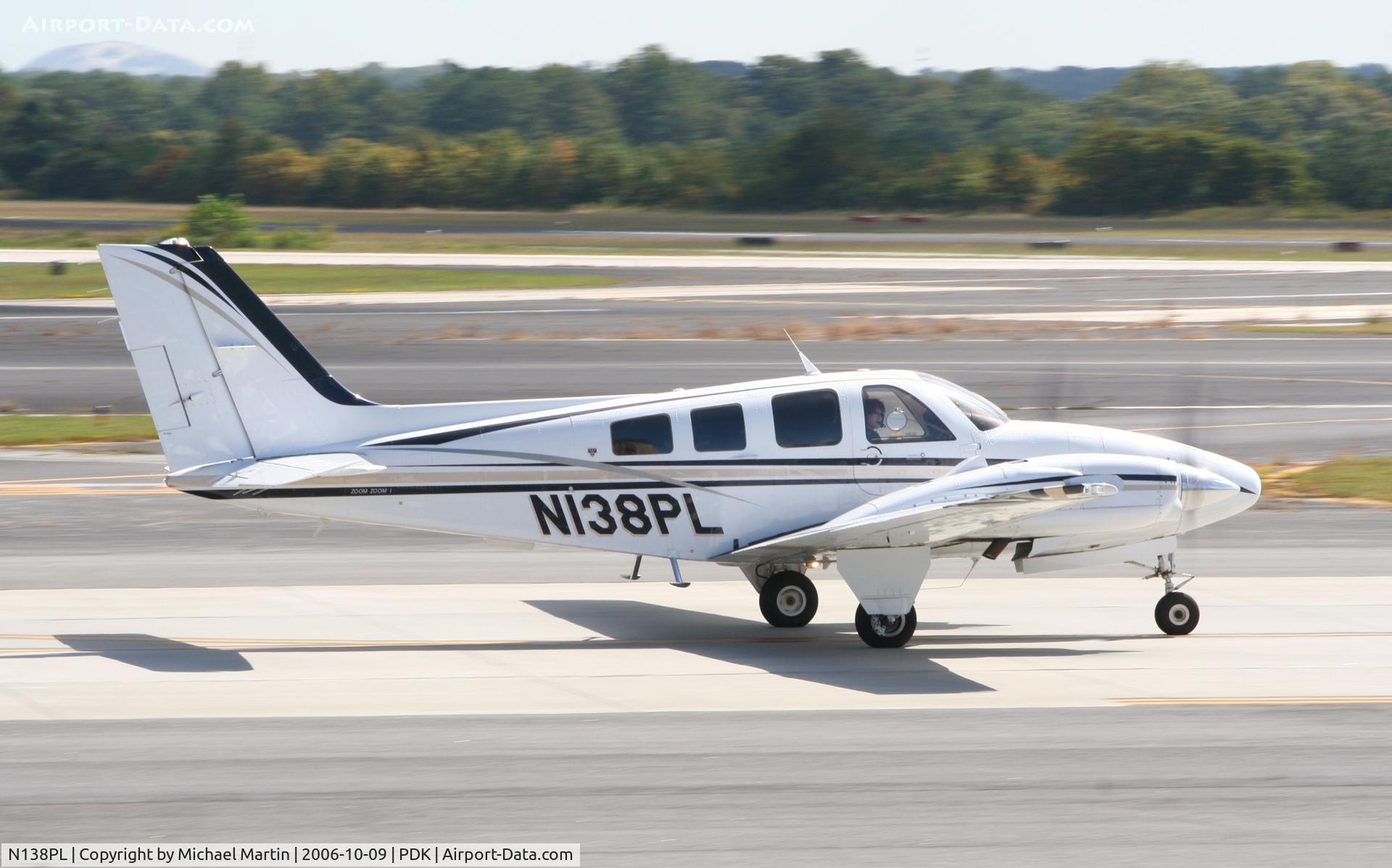 N138PL, 1986 Beech 58P Baron C/N TJ-482, Taxing to Runway 2R