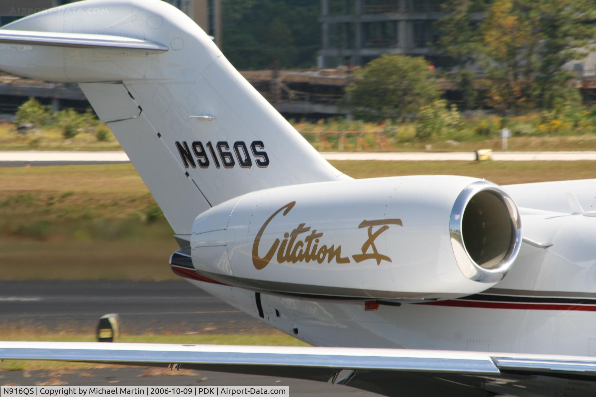 N916QS, 2000 Cessna 750 Citation X C/N 750-0116, Tail Numbers
