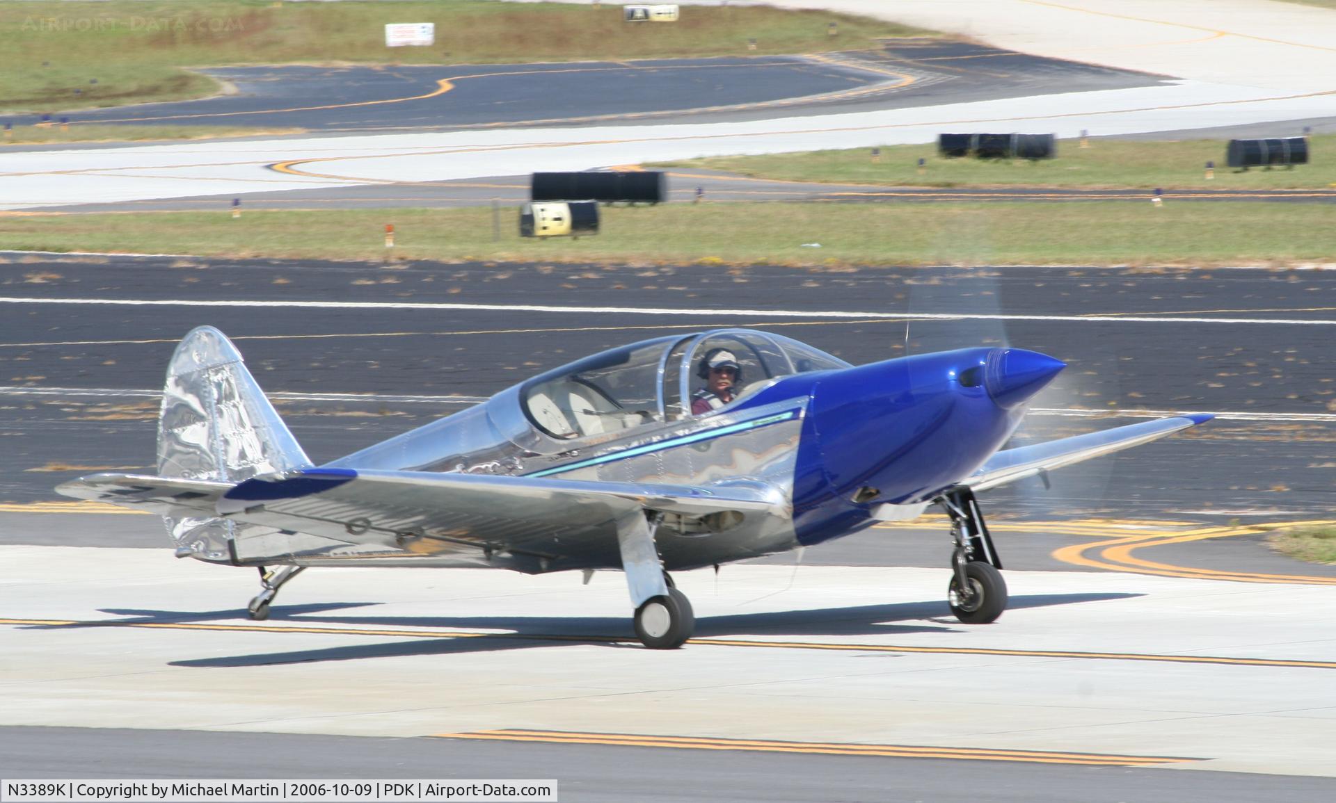 N3389K, 1946 Universal Globe GC-1B Swift C/N 1382, Taxing to Runway 2L
